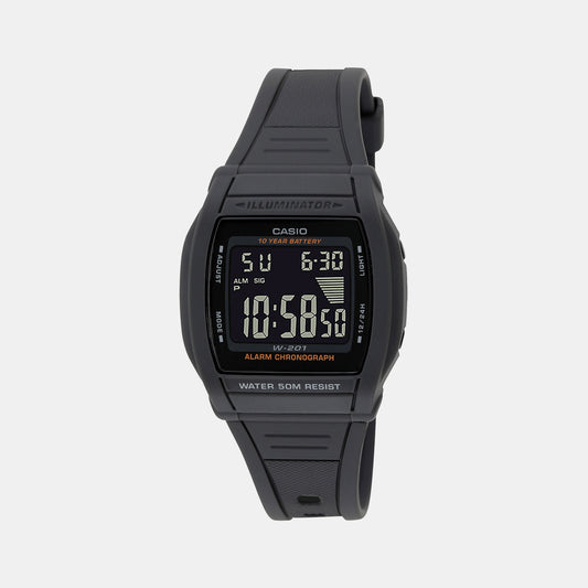 Youth Black Unisex Digital Resin Watch I126