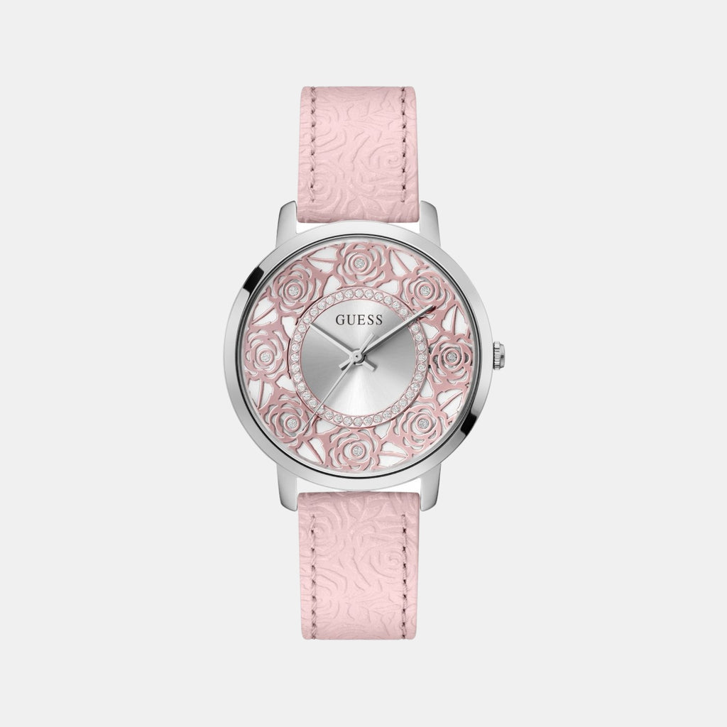 Female Analog Leather Watch GW0529L1
