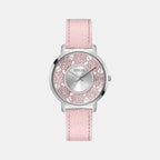 Female Analog Leather Watch GW0529L1
