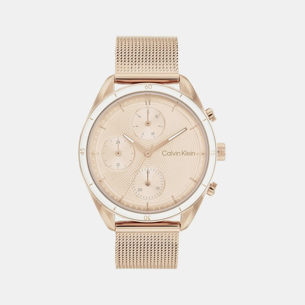 Calvin Klein Round Blush Analog watch