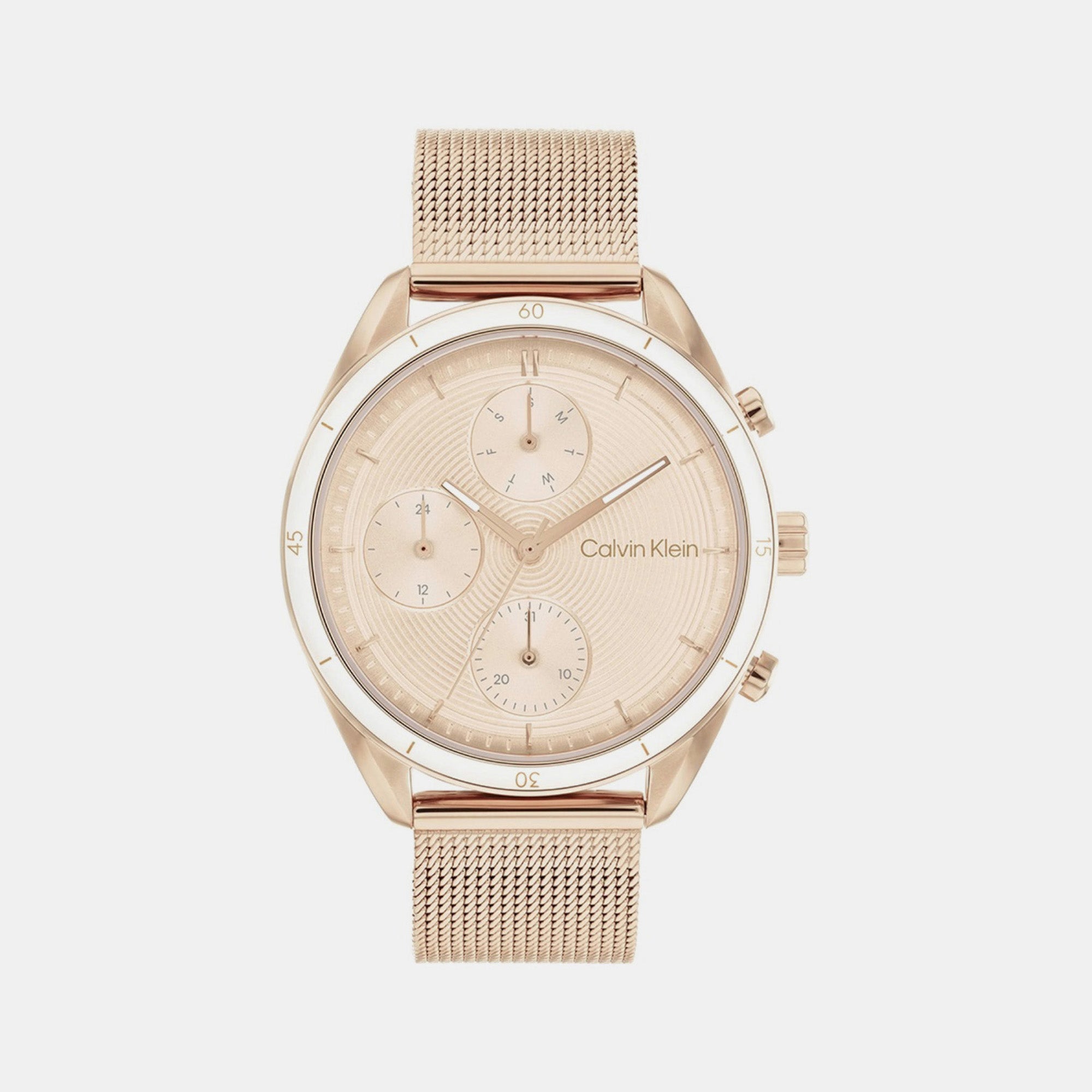 Calvin Klein Round Blush Analog watch