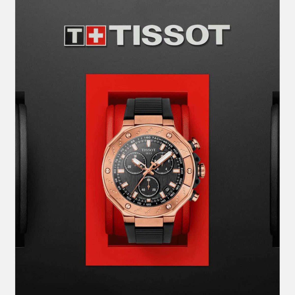 Tissot Silicone Black watch