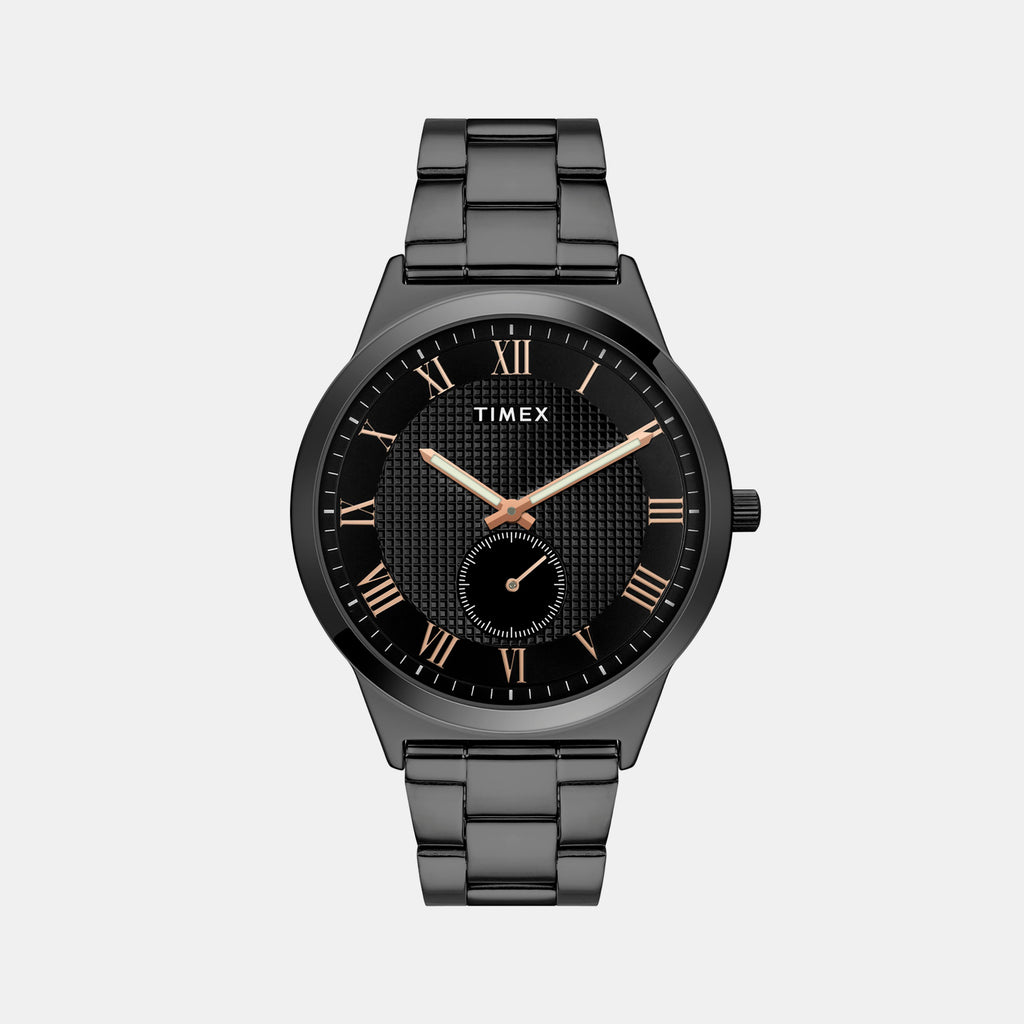 Timex Round Black Analog watch