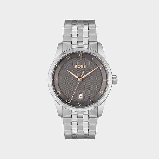 Principle Male Grey Analog Stainless Steel Watch 1514116