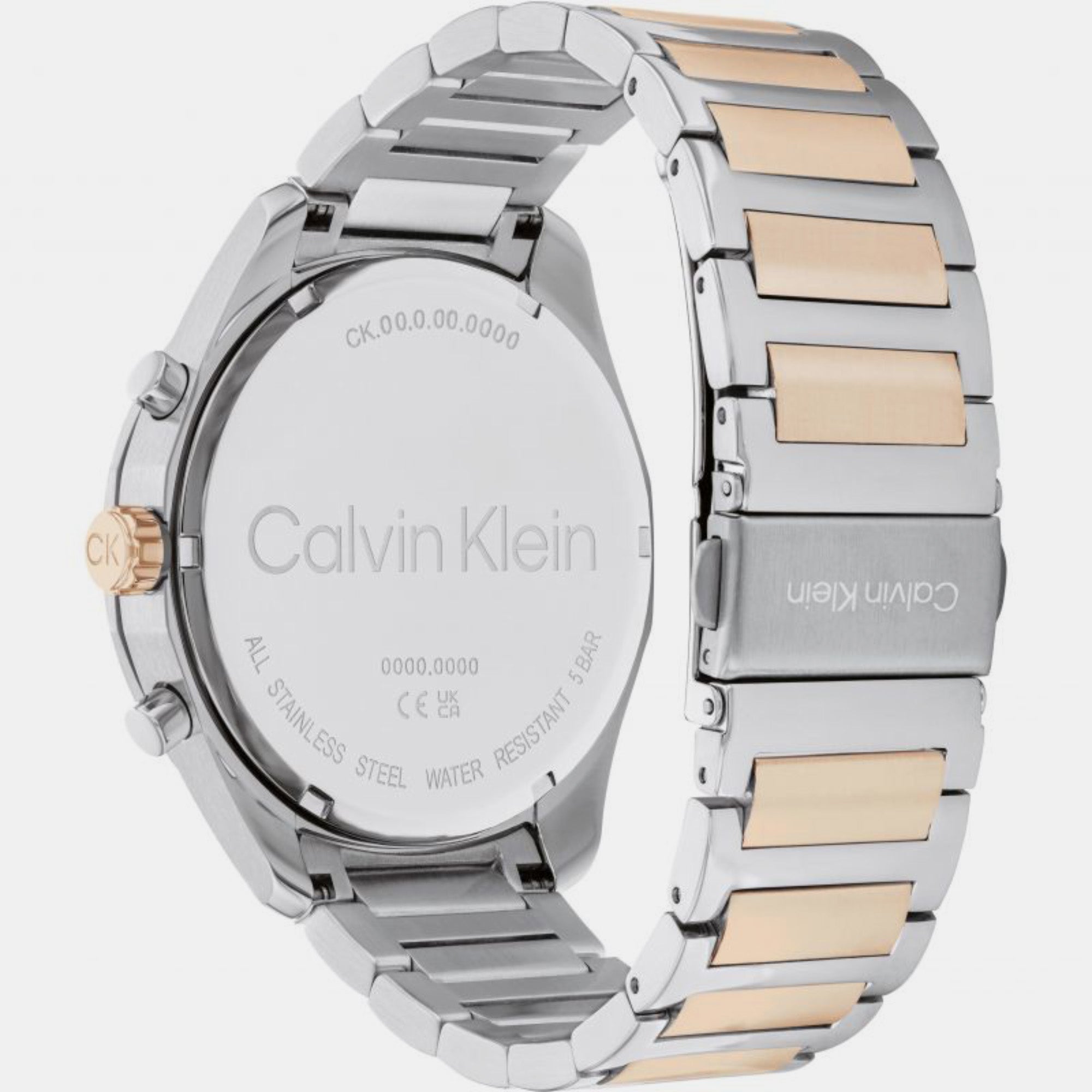 Calvin Klein Men Round Blue watch
