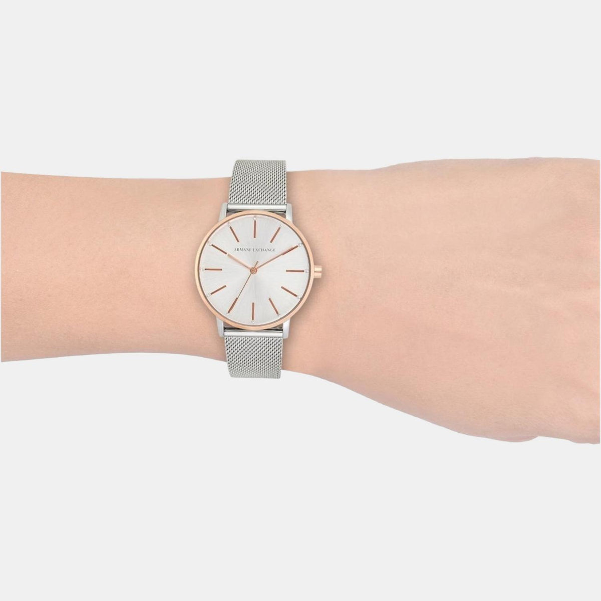 Armani Exchange Stainless Steel Round watch