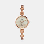 Timex Round Mother Of Pearl Analog watch