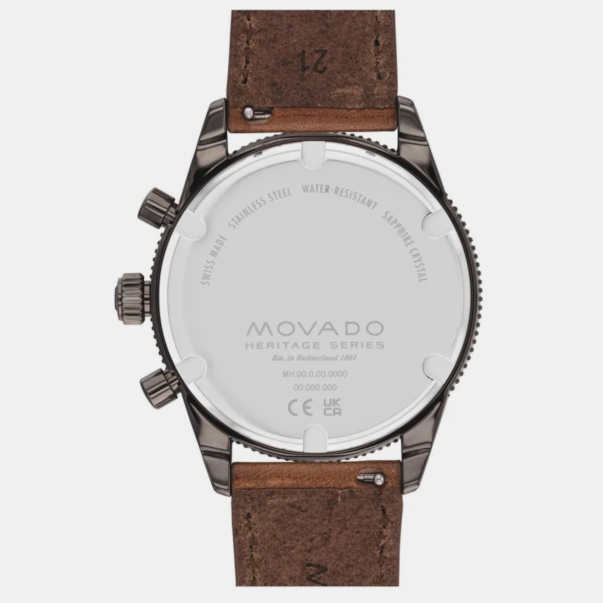 Movado Men Round Black watch