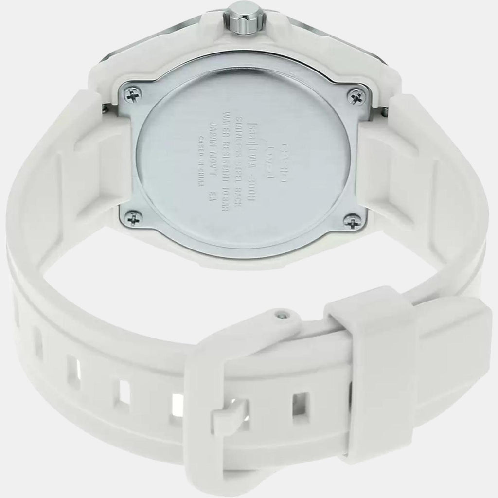 Youth Women Quartz White Dial Analog Resin Watch D221