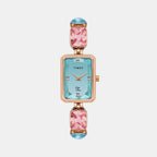Timex Rectangular Blue Analog watch
