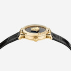 Versace Women Round Black watch