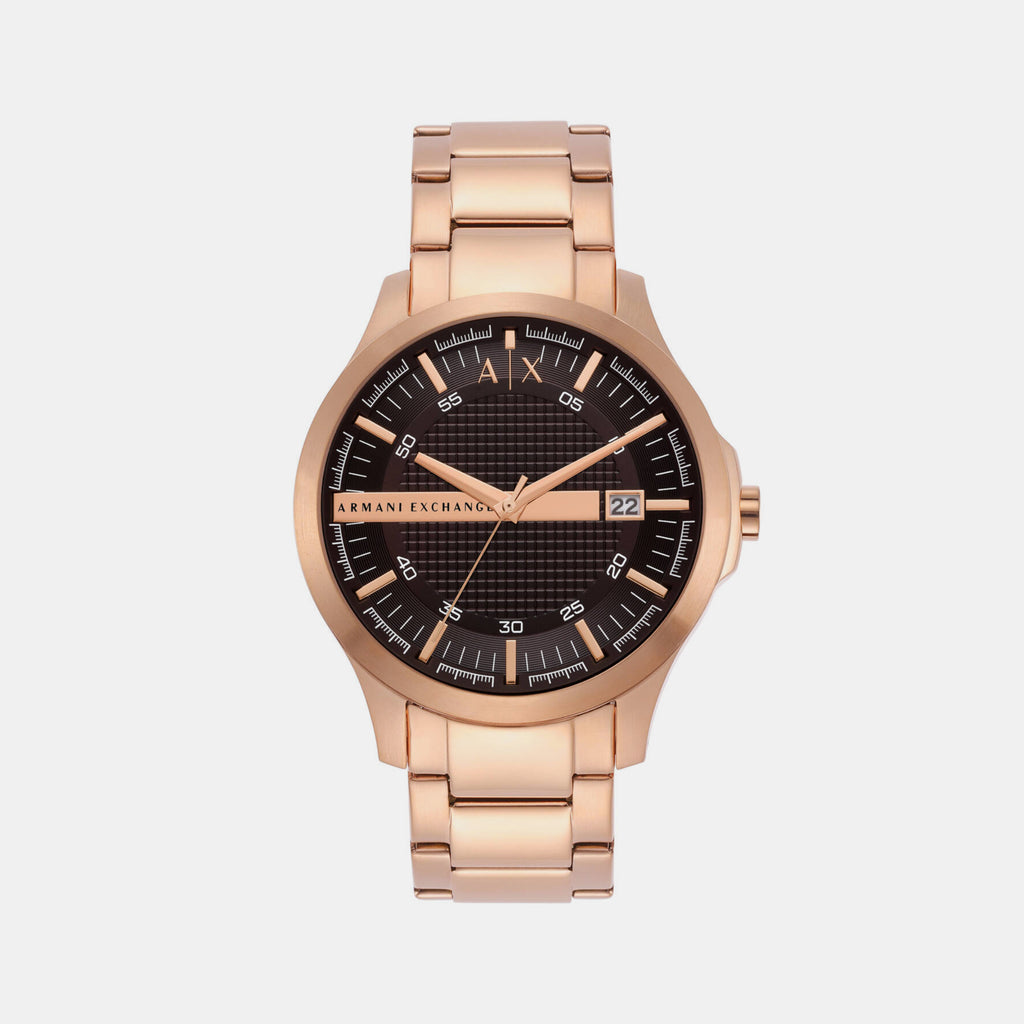 Armani Exchange Round Brown Analog watch