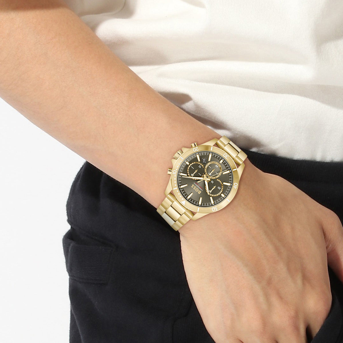 Boss Stainless Steel Round watch