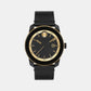 Bold Male Black Analog Leather Watch 3601130