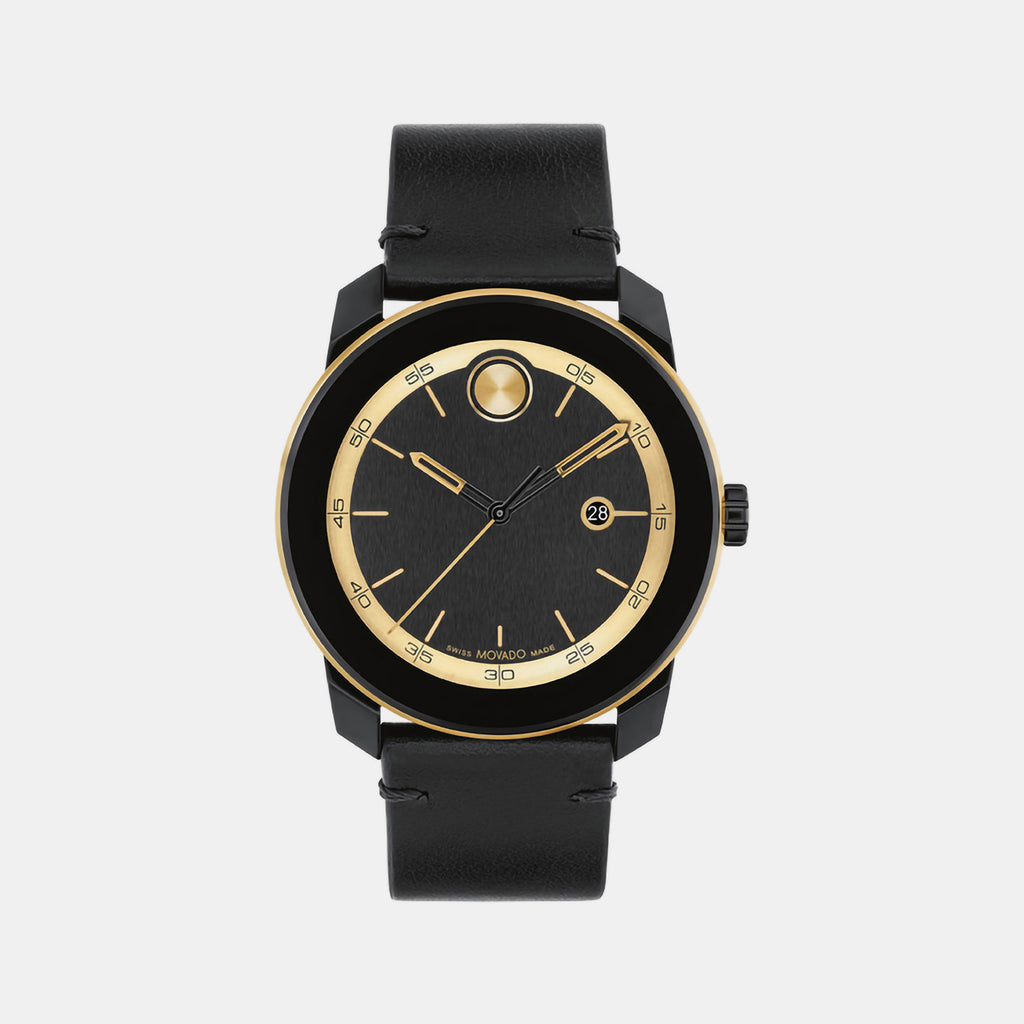 Movado Round Black Analog watch