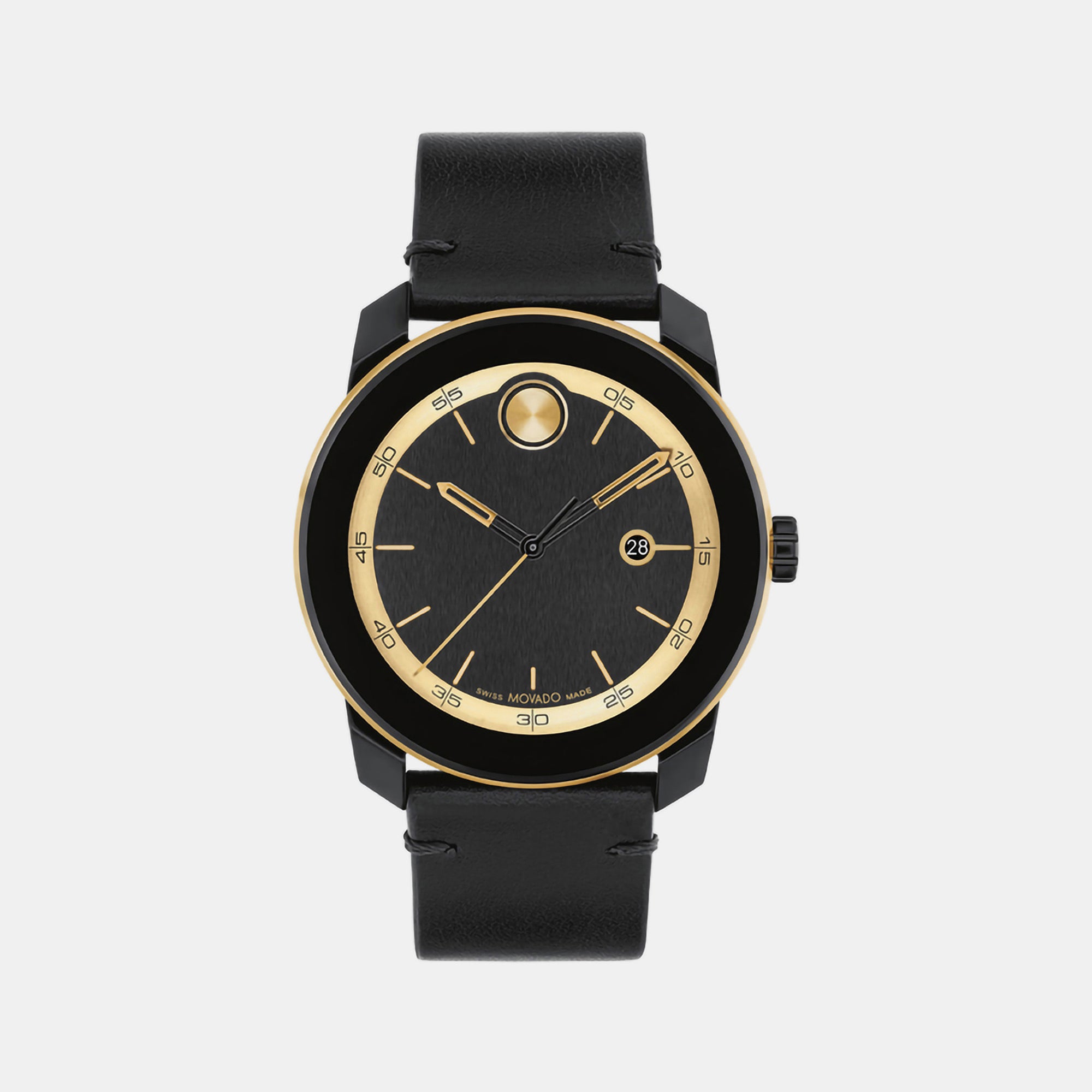 Movado Round Black Analog watch