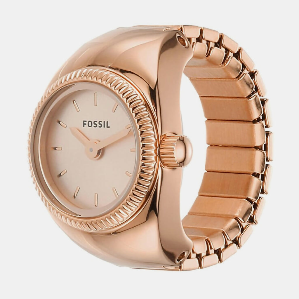 Fossil Women Round Rose Gold watch
