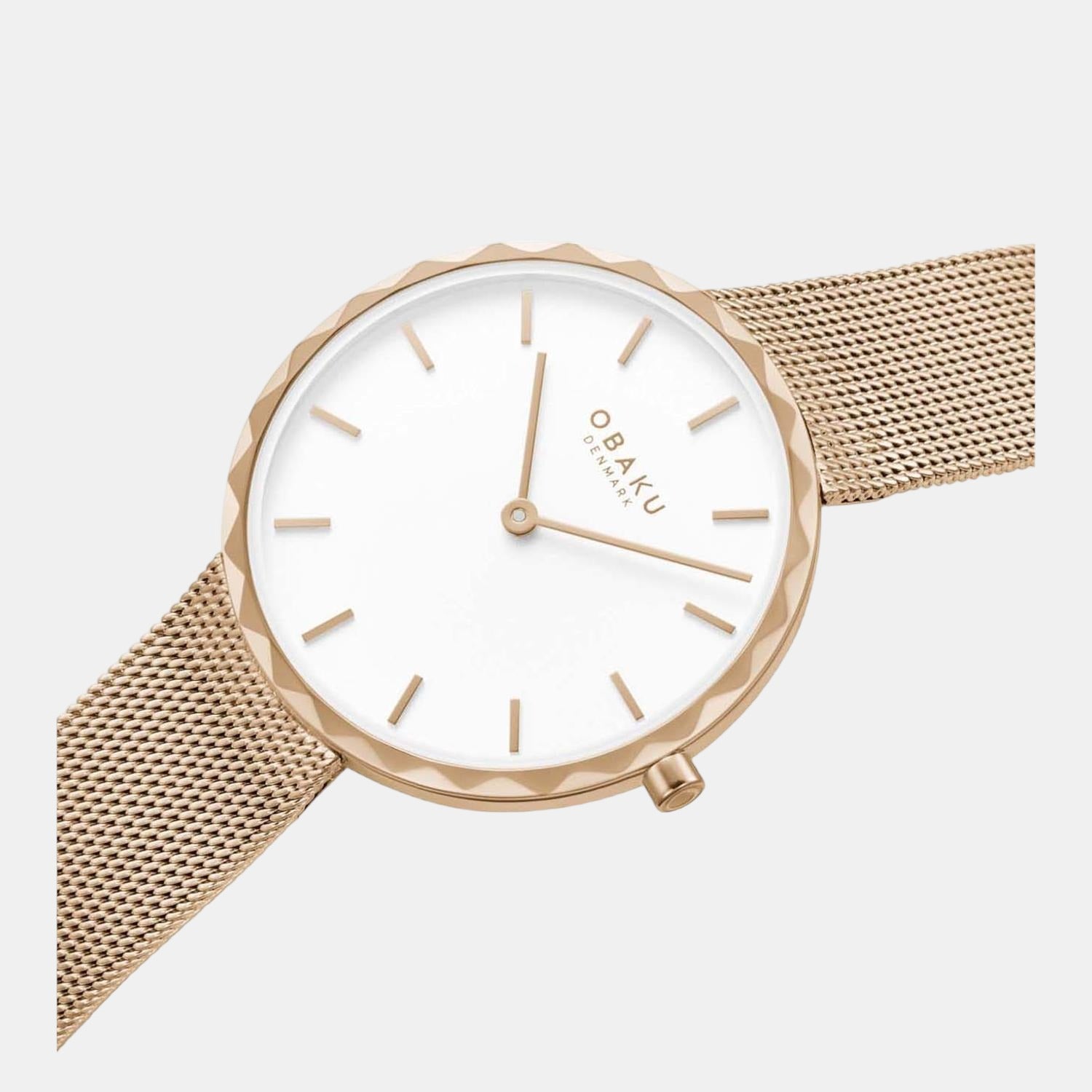 Obaku Men Round White watch