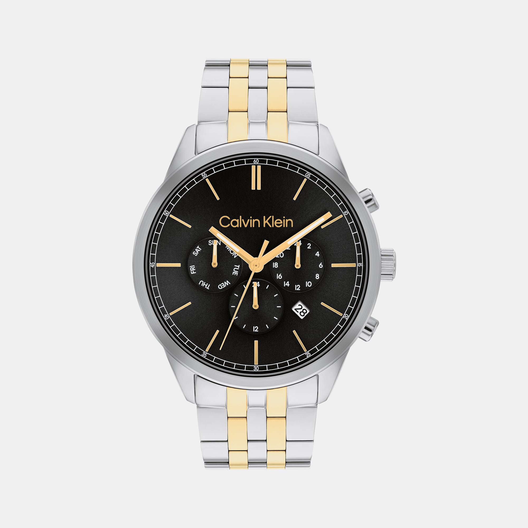 Calvin Klein Round Black Chronograph watch