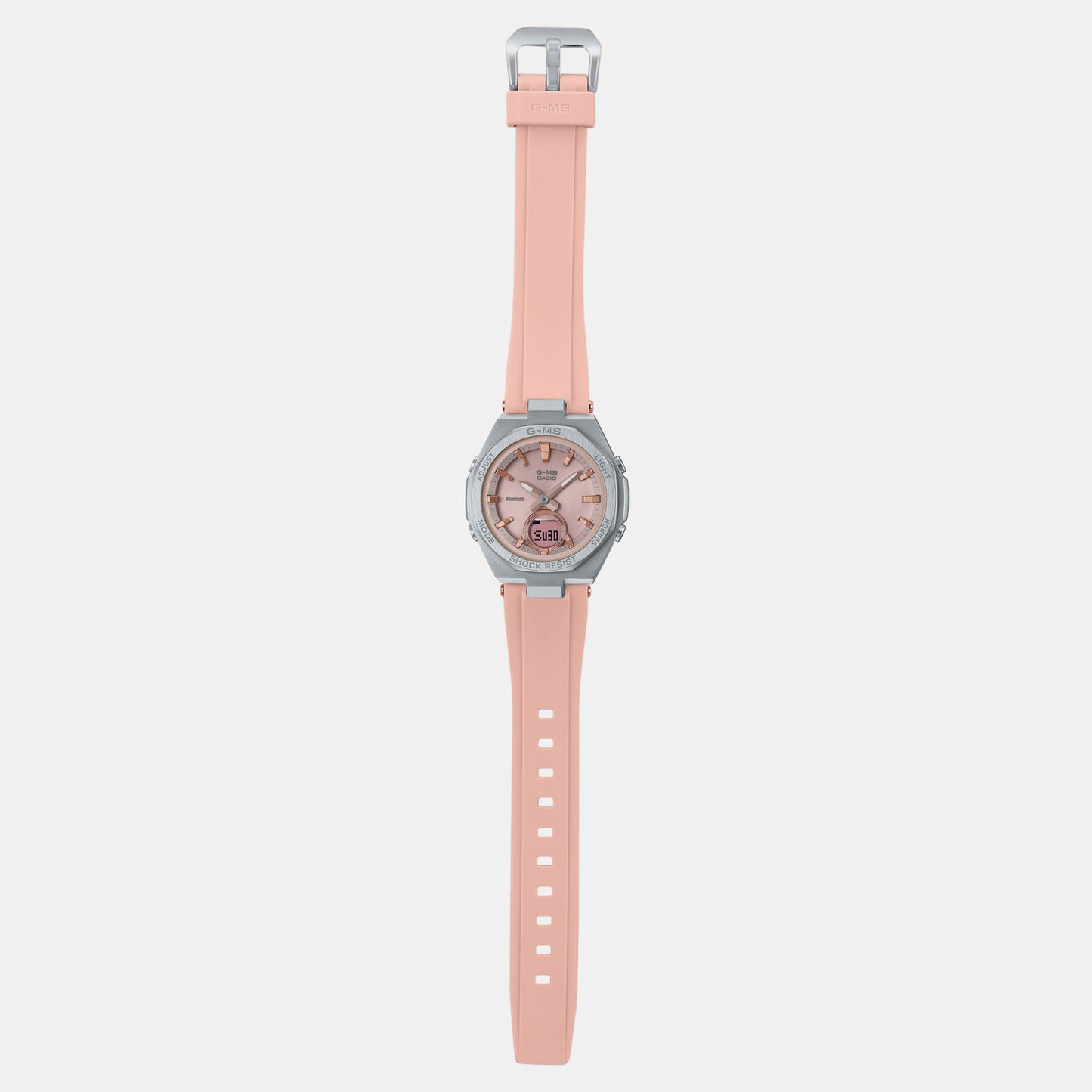 G-Ms Pink Women's Analog-Digital Resin Watch BX189 - MSG-B100-4ADR