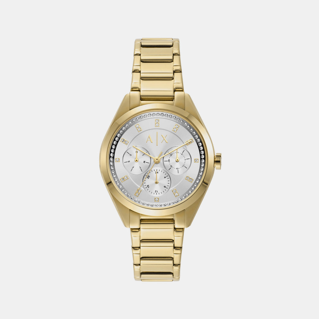 Armani Exchange Round White Chronograph watch
