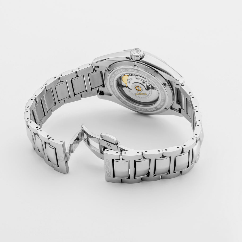 Searock Master Men Mechanical Blue Dial Analog Stainless Steel Watch 984985 41 45 20