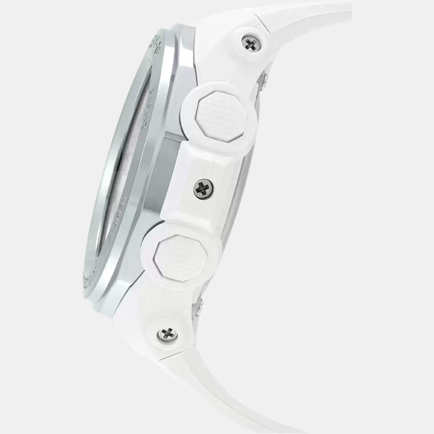 Baby-G Women Quartz White Dial Analog Resin Watch BX059