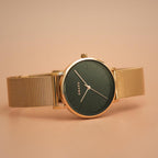 Obaku Round Quartz Analog Women watch