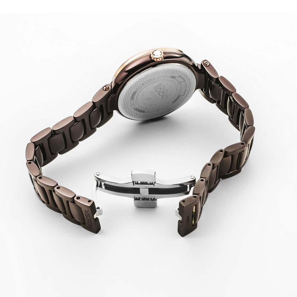 Lady Mermaid Women Quartz Grey Dial Analog Stainless Steel Watch 602857 43 60 50