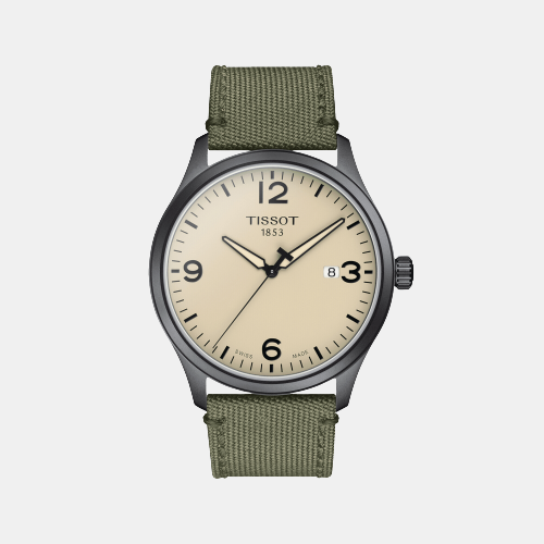 Tissot Round Yellow Analog watch