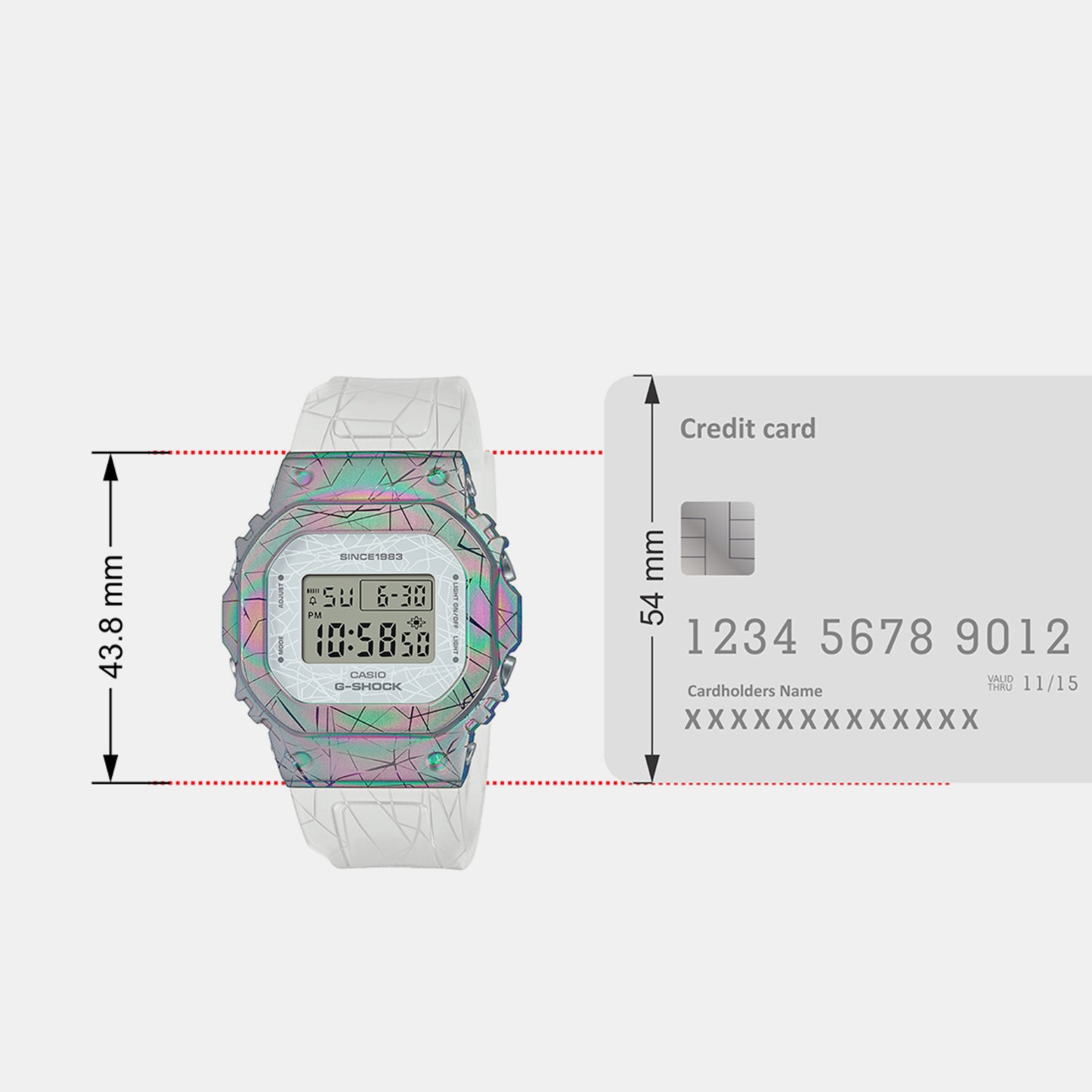 G-Shock Women's White Digital Resin Watch G1359 - GM-S5640GEM-7DR