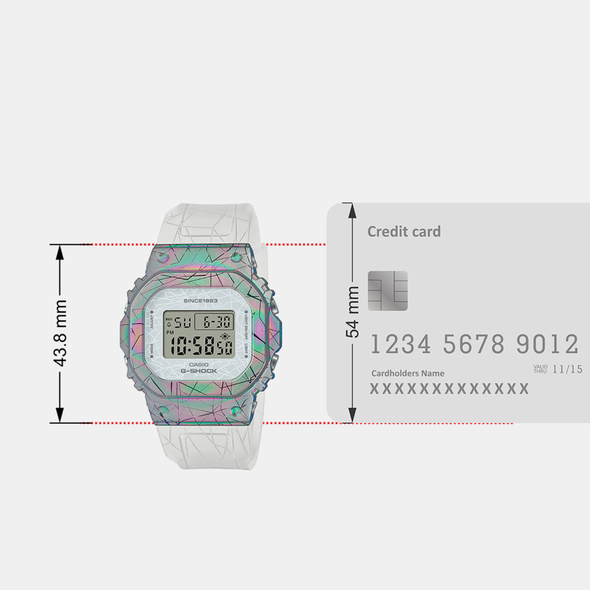 Casio Rectangular Processor Digital Women watch