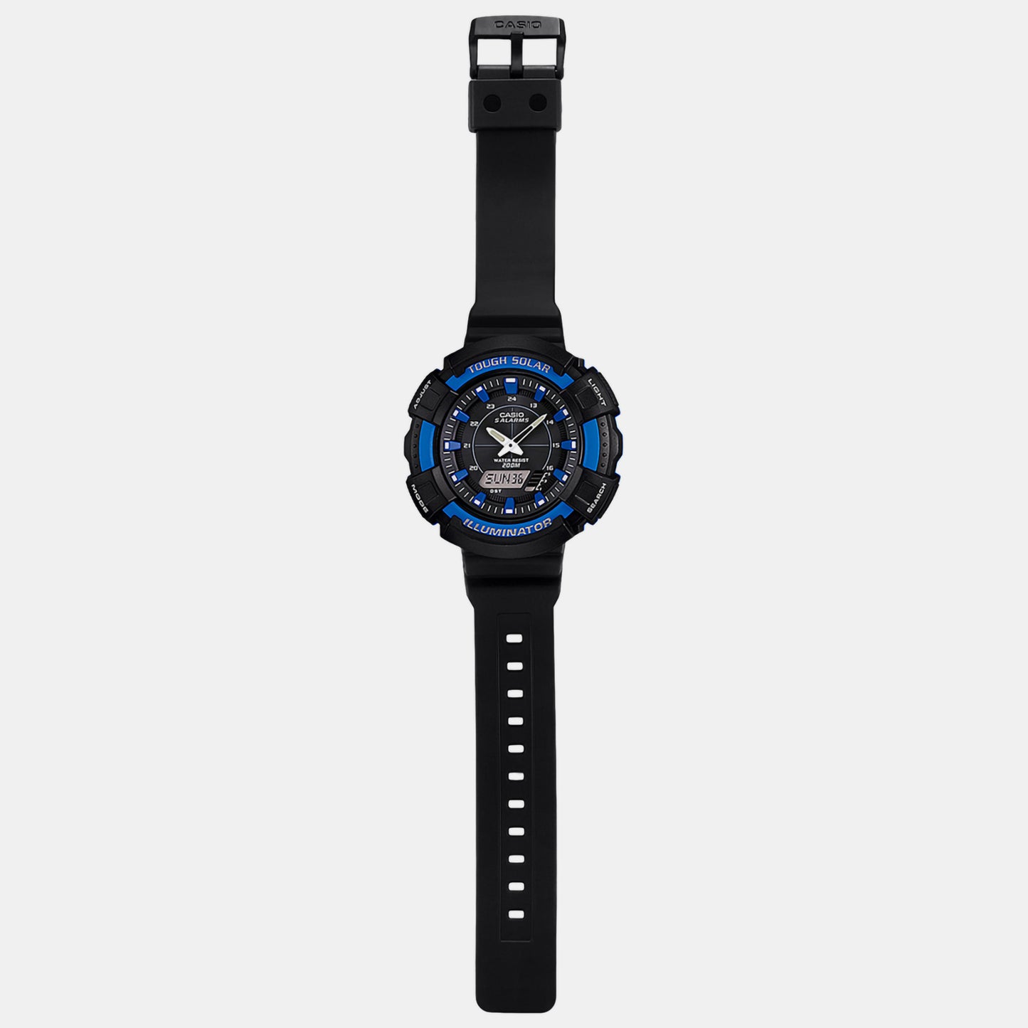 Youth Blue Men's Analog-Digital Resin Watch AD187 - AD-S800WH-2A2VDF