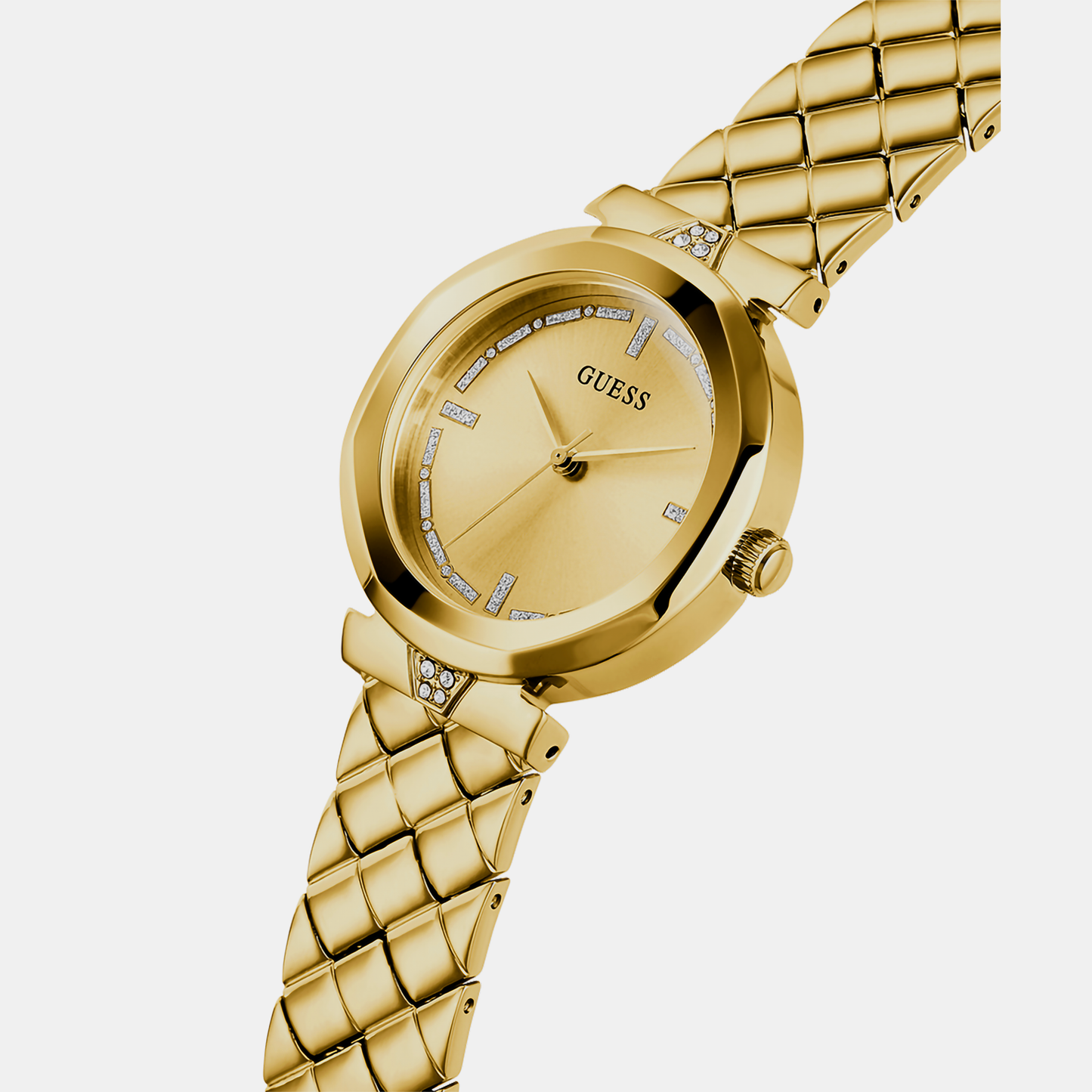 Female Gold Analog Stainless Steel Watch GW0613L2