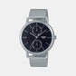 Casio Round Black Chronograph watch