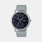 Casio Round Black Chronograph watch