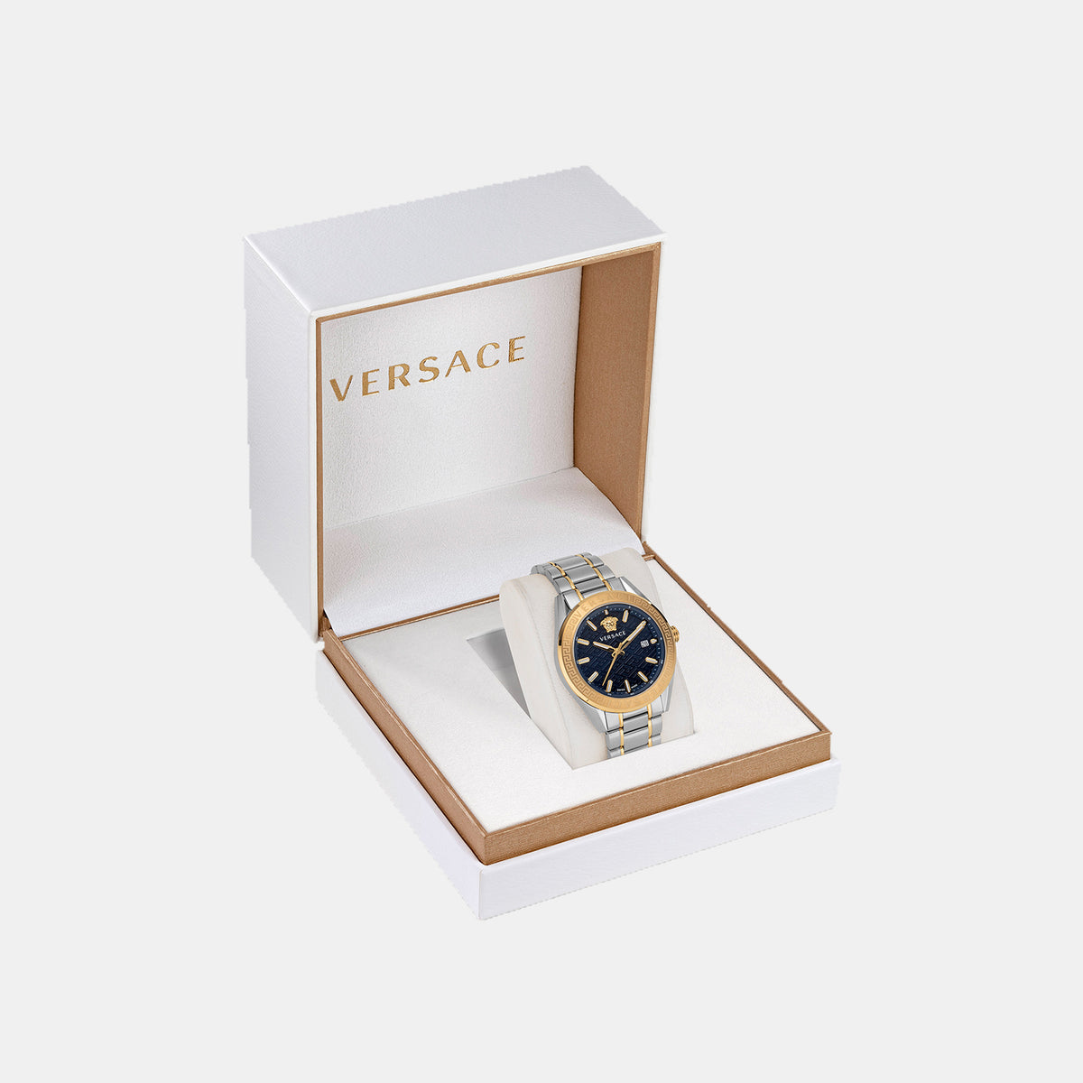 Versace Stainless Steel Round watch