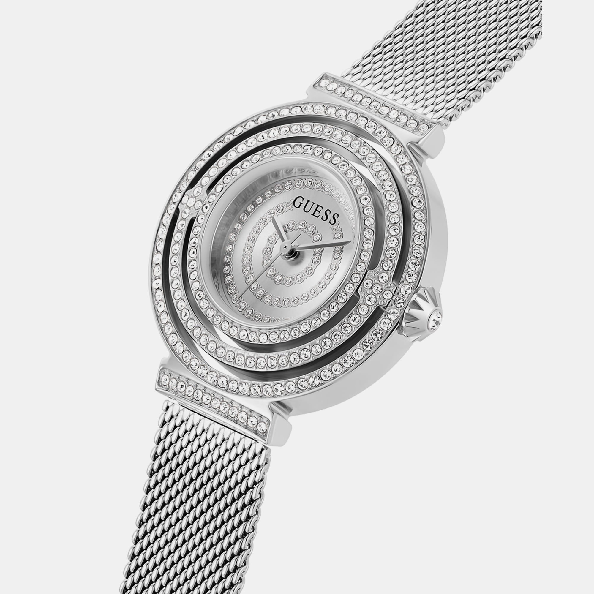 Guess Mesh Silver watch