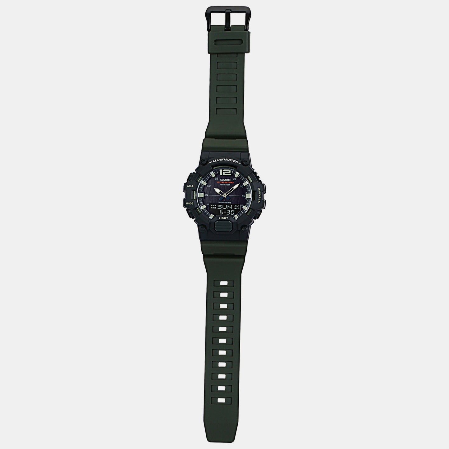 Youth Black Men's Analog-Digital Resin Watch D155 - HDC-700-3AVDF