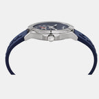 Ferragamo Men Round Blue watch