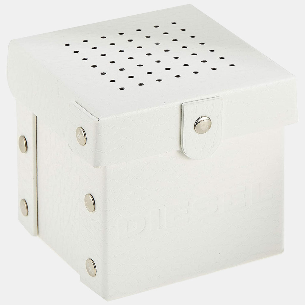 Mega Chief Men Quartz Black Dial Chronograph Leather Watch DZ4344