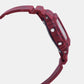 Casio Men Square Red watch