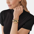 Michael Kors Women Round Two Tone watch