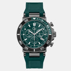 GC Round Green Chronograph watch