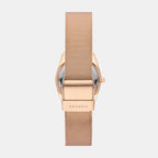 Grenen Lille Solar Powered Women Solar White Dial Analog Stainless Steel Watch SKW3078