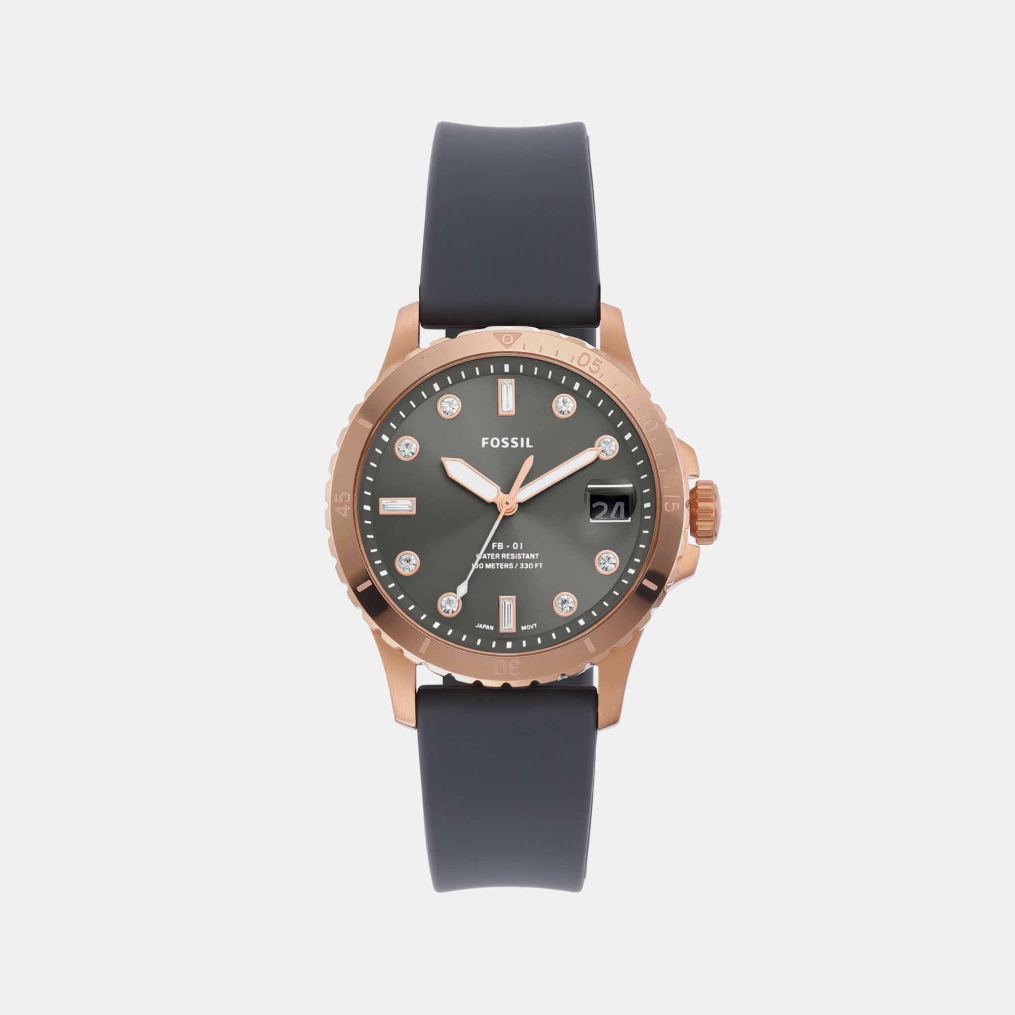 Fossil Round Grey Analog watch