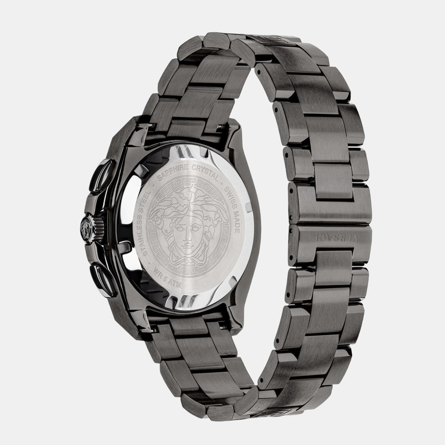 Versace Men Round Blue watch
