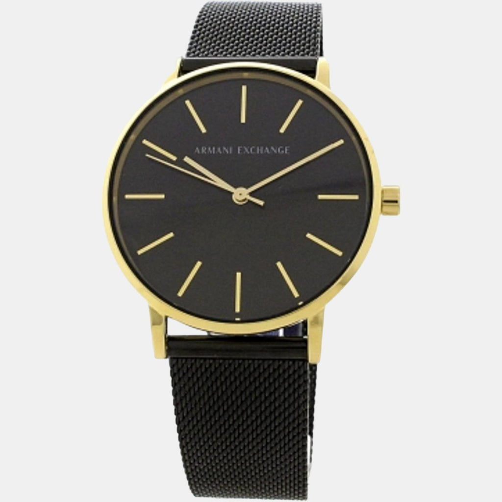 Lola Women Quartz Black Dial Analog Stainless Steel Watch AX5548