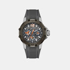 Guess Round Grey Analog watch