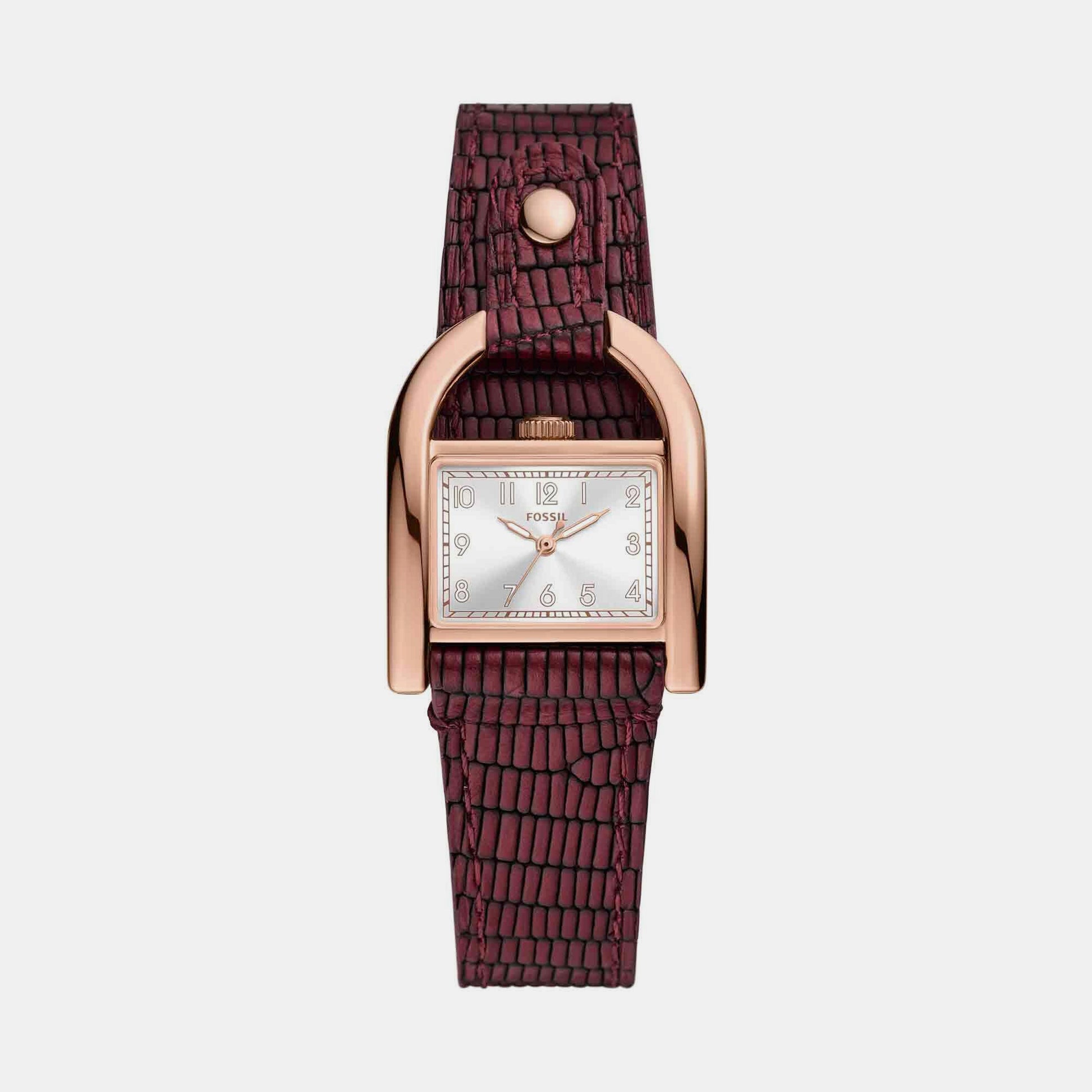 Female Rose Gold Analog Stainless Steel Watch ES5301